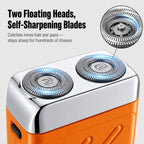 Dual Rotary Head Cube Pocket Shaver With USB Charging - Image 3