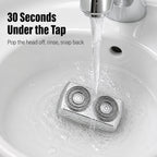Dual Rotary Head Cube Pocket Shaver With USB Charging - Image 7