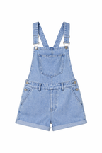 NOVA | Short salopette en denim pour femmes | Combinaison décontractée d'été en denim