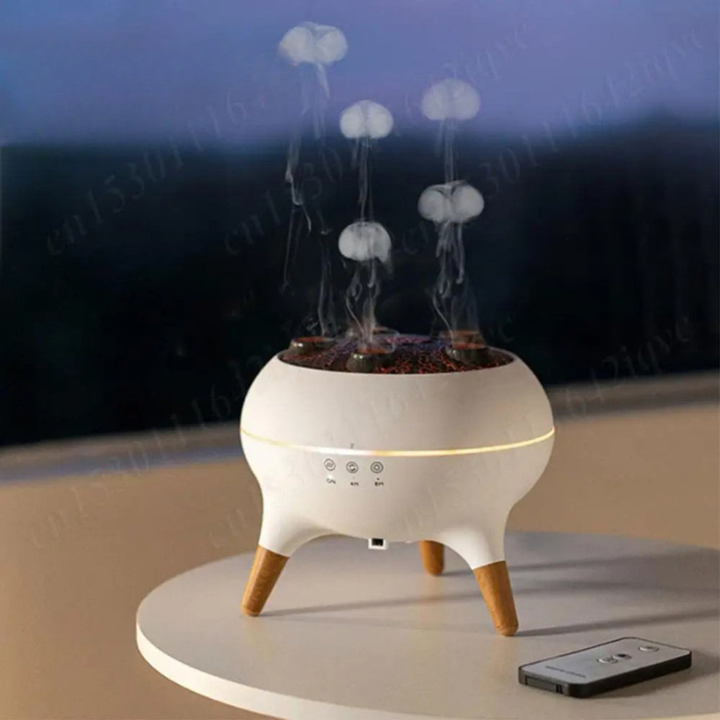 Dynamic Jellyfish Aroma Diffuser With Remote Control And Timer - Image 1
