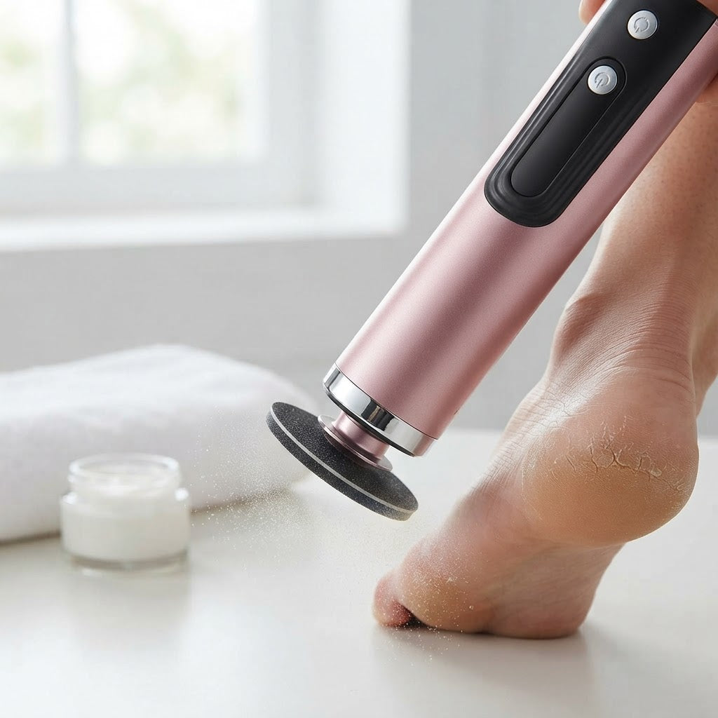 Electric Callus Remover For Soft Smooth Feet With Six Speeds And 1000 Rpm Motor - Image 1