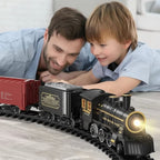Electric Christmas Train Set With Flexible Tracks Festive Toy - Image 2