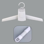 Electric Folding Clothes Drying Hanger Portable Outdoor Travel Mini With Shoe Tube Multiple Uses - Image 5