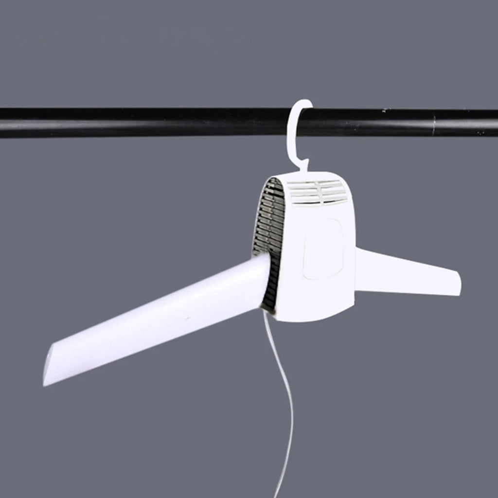Electric Folding Clothes Drying Hanger Portable Outdoor Travel Mini With Shoe Tube Multiple Uses - Image 3