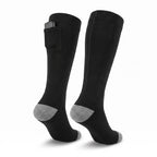 Electric Heated Socks Rechargeable Knee-High With Battery Pockets - angle