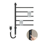 Electric Heated Towel Rack Wall Mounted Stainless Steel Fast Drying Heater With Digital Control - Image 1