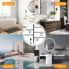 Electric Heated Towel Rack Wall Mounted Stainless Steel Fast Drying Heater With Digital Control - Image 6