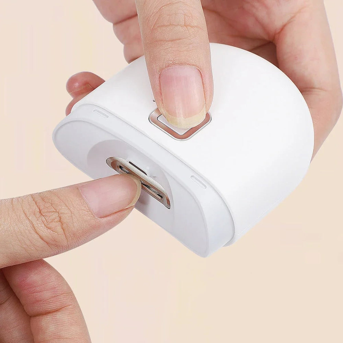 Electric Nail Clipper With Rechargeable USB Night Light And Shavings Catcher Automatic Manicure Trimmer - Image 1