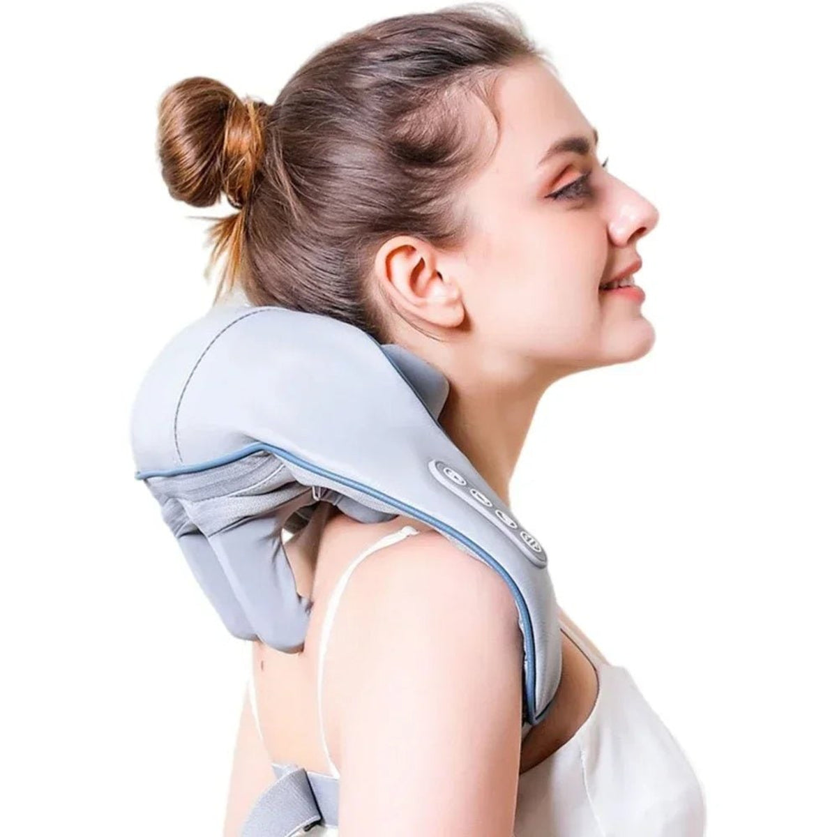 Electric Shiatsu Massager For Neck And Trapezius Relief With Heat And Vibration - Image 5