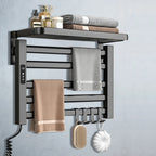 Electric Towel Rack With Digital Display Temperature Time Control For Bathroom Smart Home Heated Bar - Image 1