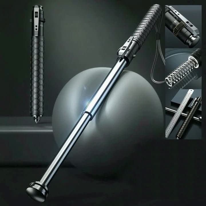 Expandable Baton With Spring-Loaded Telescopic Design And Glass Breaker For Personal Safety - Image 8