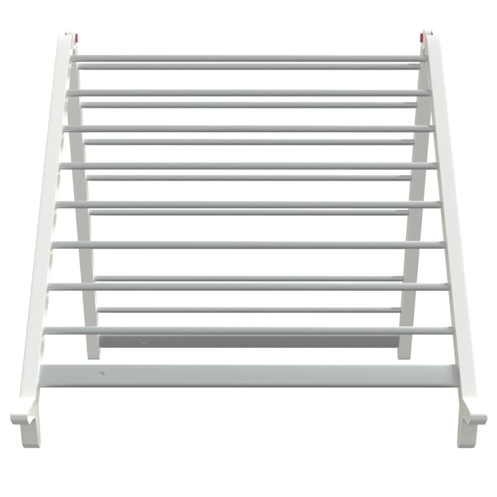 Extendable Clothes Airer For Bathtub Foldable A-frame Laundry Drying Rack With Sturdy Aluminum Frame That Saves Floor Space - Image 7