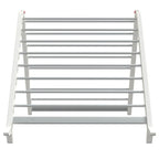 Extendable Clothes Airer For Bathtub Foldable A-frame Laundry Drying Rack With Sturdy Aluminum Frame That Saves Floor Space - Image 7