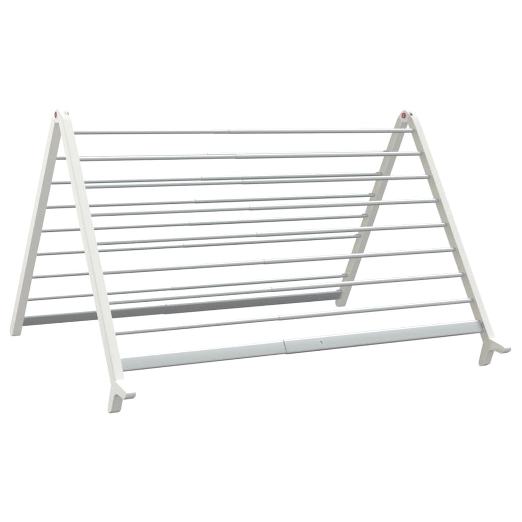 Extendable Clothes Airer For Bathtub Foldable A-frame Laundry Drying Rack With Sturdy Aluminum Frame That Saves Floor Space - Image 8