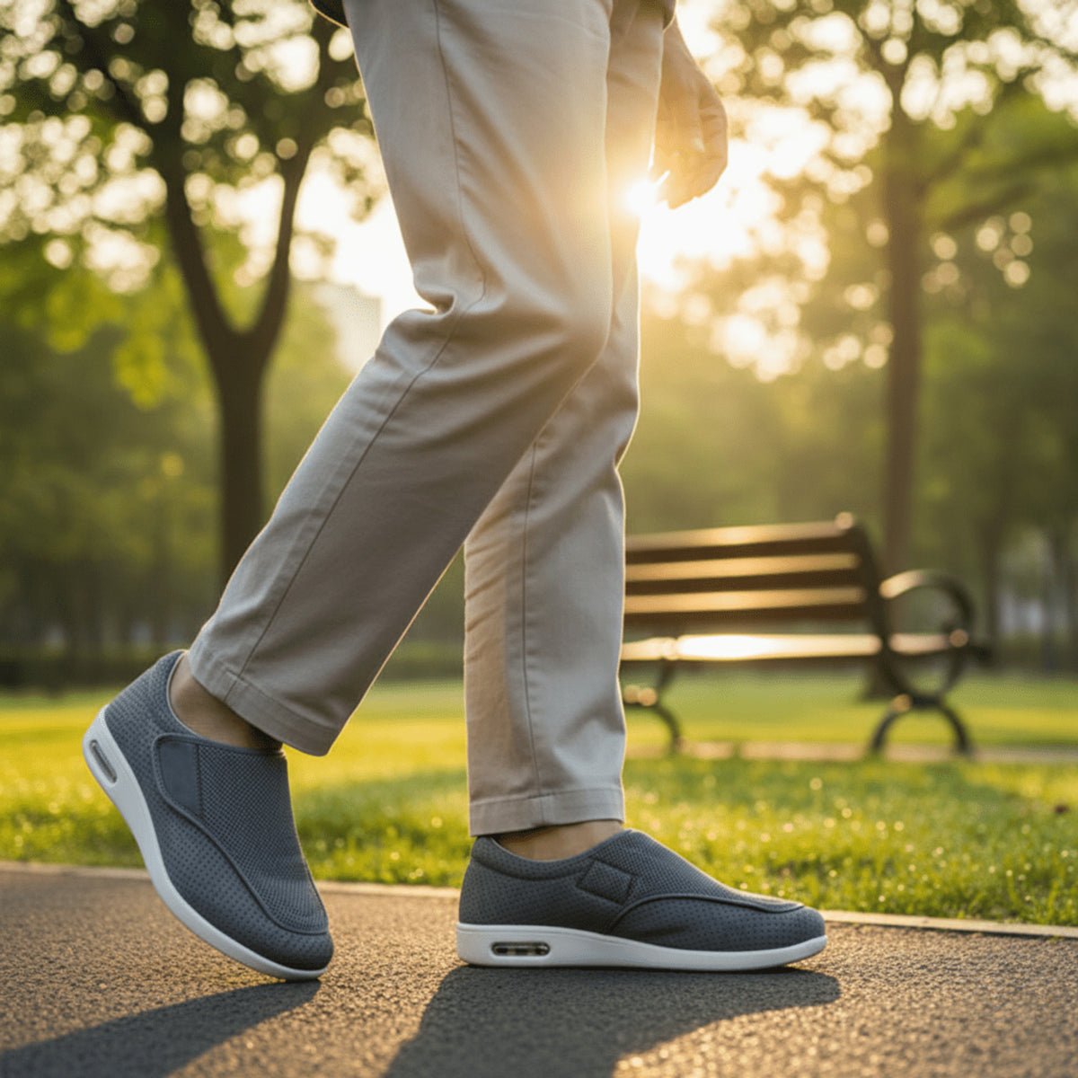 Extra Wide Diabetic Shoes with Slip-On Design and Memory Foam - Image 5