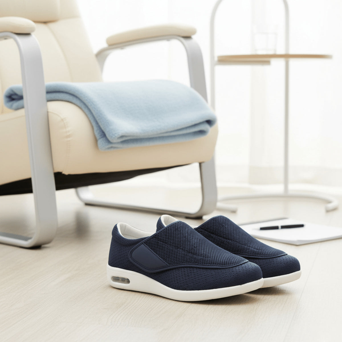 Extra Wide Diabetic Shoes with Slip-On Design and Memory Foam - Image 6