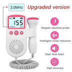 Fetal Doppler Monitor For Home Use With Handheld Probe Built-In Speaker And Backlit Lcd Screen - Image 7