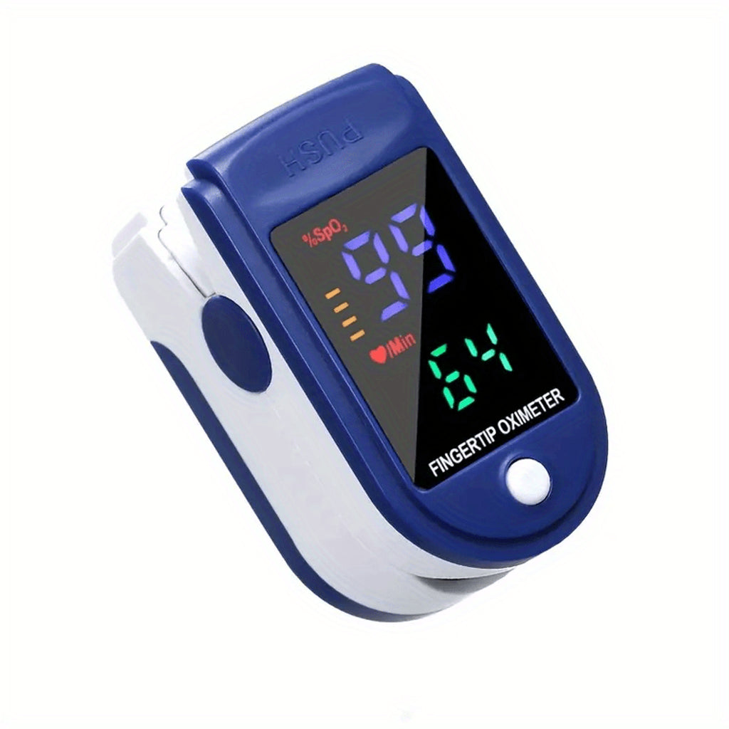 Finger Pulse Oximeter For Oxygen Level And Heart Rate Monitoring Compact Device For Daily Wellness Tracking At Home - Image 1