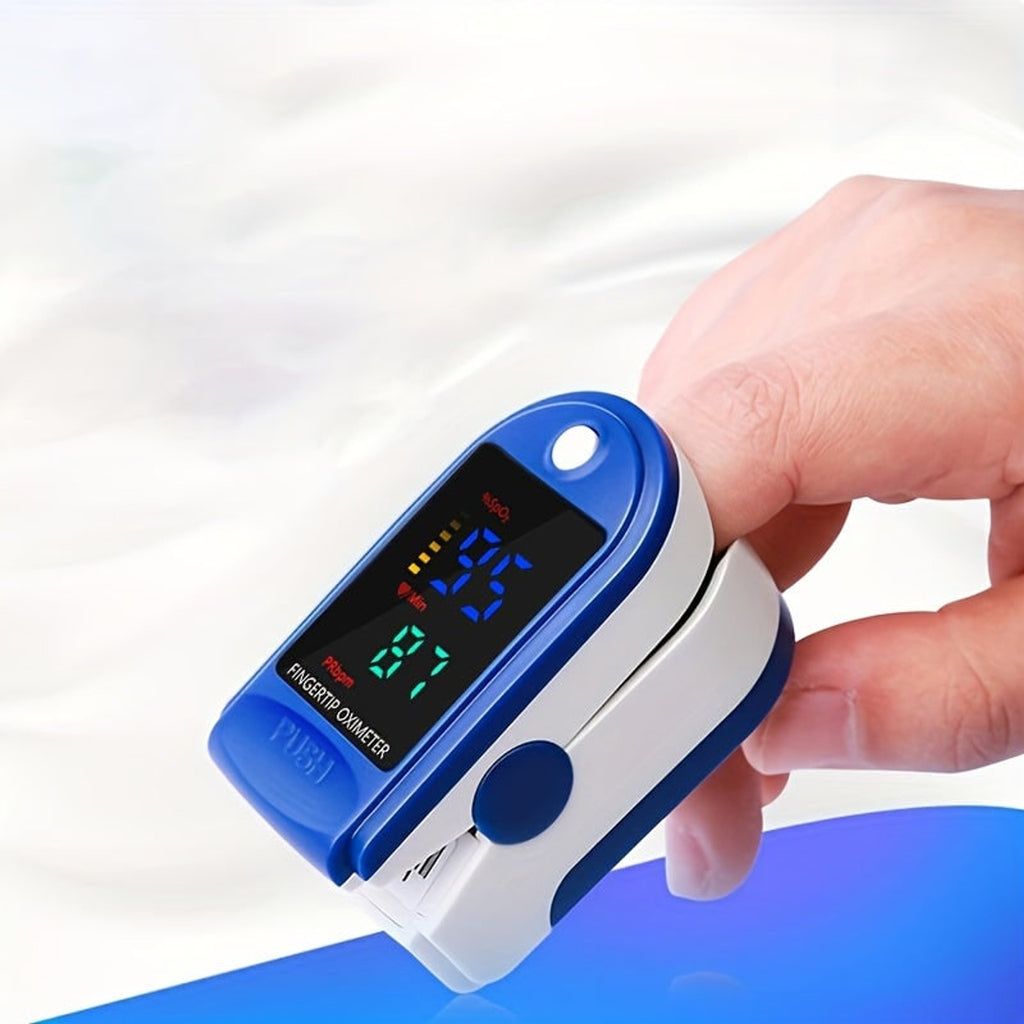 Finger Pulse Oximeter For Oxygen Level And Heart Rate Monitoring Compact Device For Daily Wellness Tracking At Home - Image 2