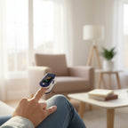 Fingertip Oximeter Pulse Portable Wellness Monitor For Quick Insight Into Daily Oxygen Levels & Heart Activity - Image 1