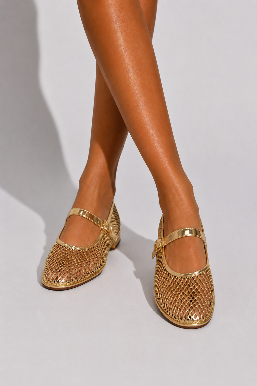 NOVA | Mesh Mary Jane Ballet Flats