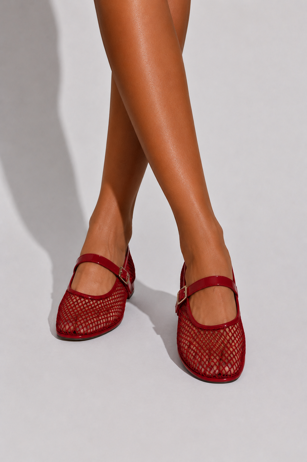 NOVA | Mesh Mary Jane Ballet Flats