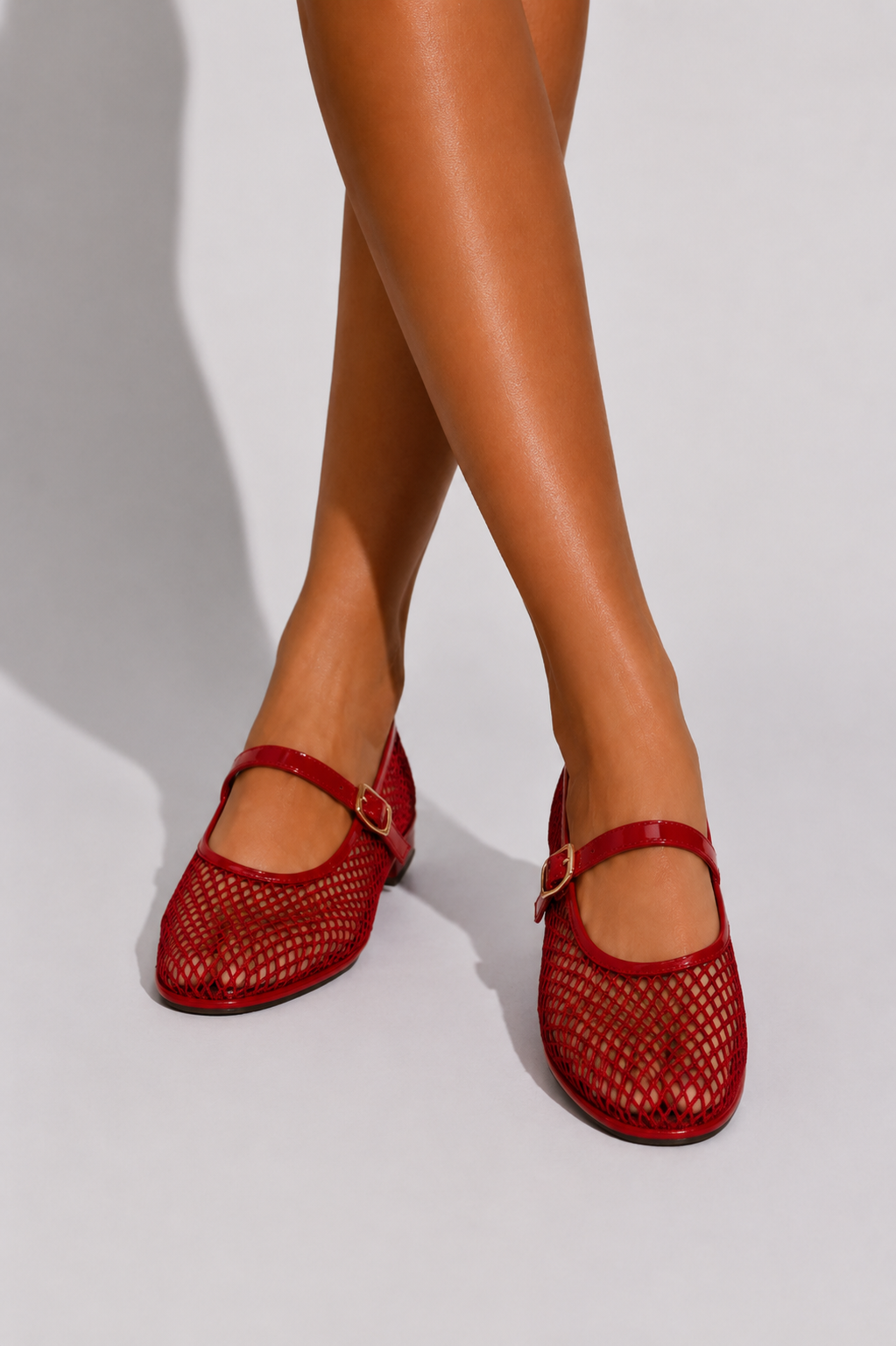 NOVA | Mesh Mary Jane Ballet Flats