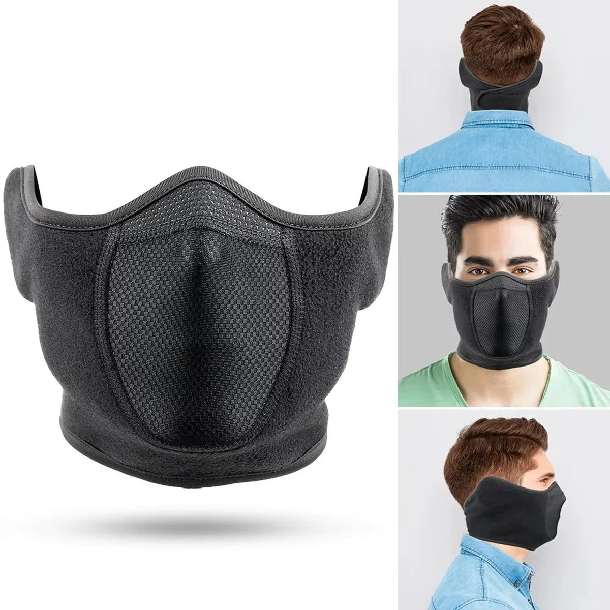 Fleece Face Mask For Outdoor Winter Activities - Image 2