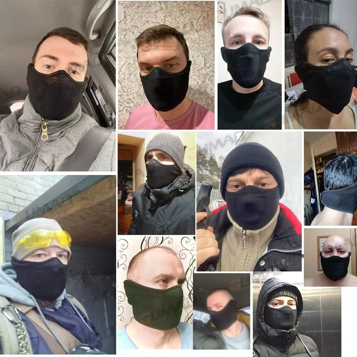 Fleece Face Mask For Outdoor Winter Activities - Image 3