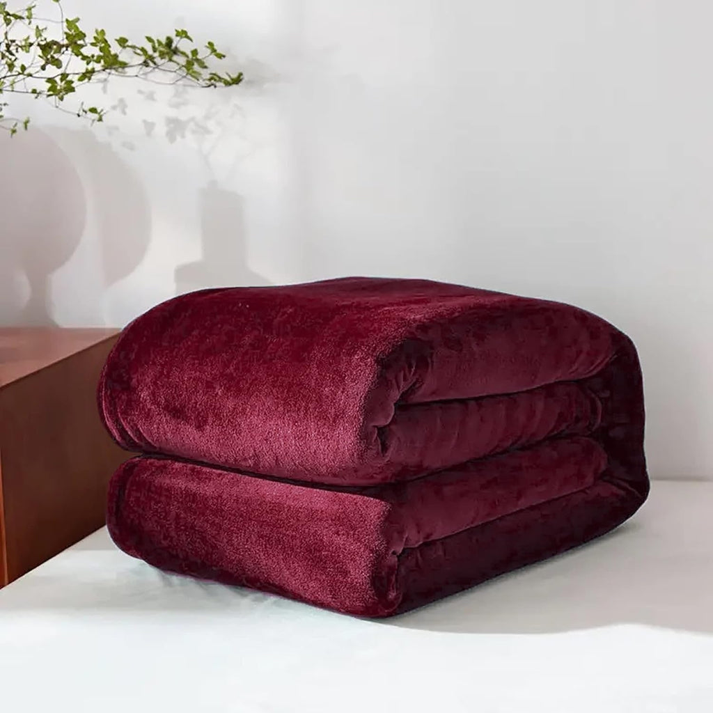 Fleece Throw Blanket Soft Plush For Bed Sofa - Image 4