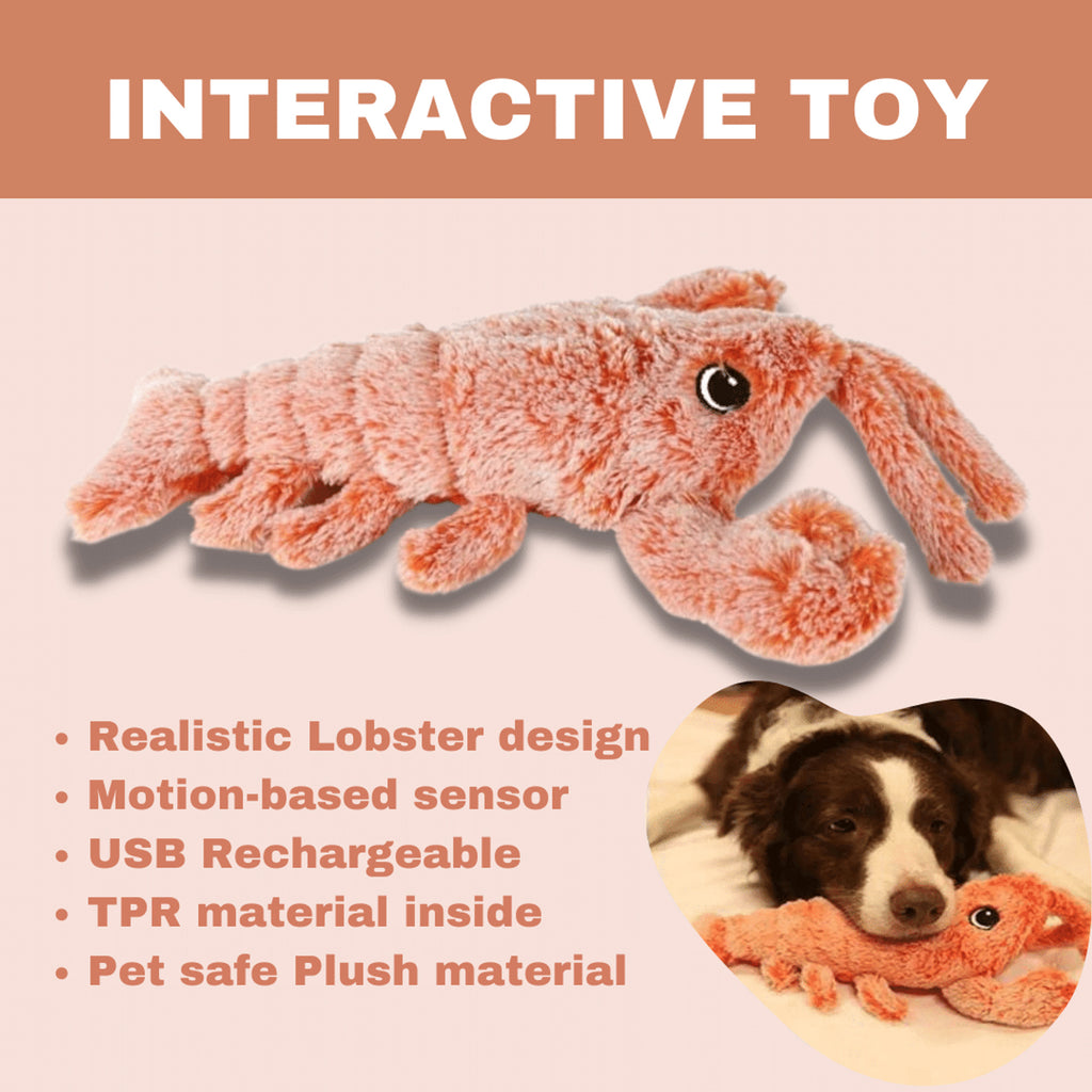 Floppy Lobster Interactive Dog Toy With Realistic Texture For Playful Chewing And Fetch - Image 5