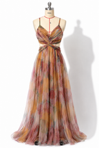 NOVA | Women’s Floral Maxi Dress – Spring Summer Long Dress with Tie Back