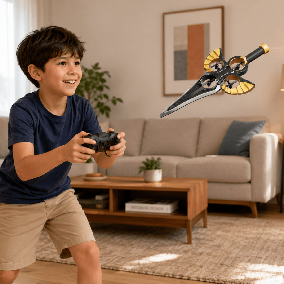 Flyblaze Rechargeable RC Drone Sword Toy For Action-Packed Outdoor Fun - Image 2