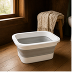 Foldable Foot Spa Tub With Acupressure Massage Nodules For Home Pedicure Soaks - Image 12