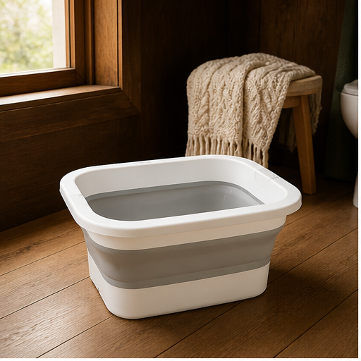 Foldable Foot Spa Tub With Acupressure Massage Nodules For Home Pedicure Soaks - Image 12