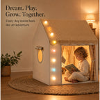 Foldable Play Tent Roomy Kids Hideaway With Sturdy Frame Easy To Set Up And Store - Image 9