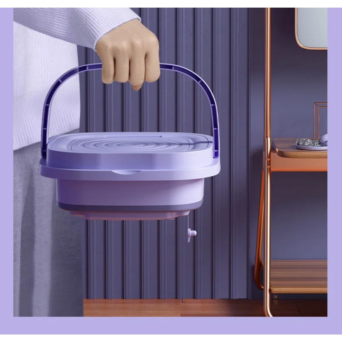 Foldable Portable Washing Machine With Or Capacity - Image 7
