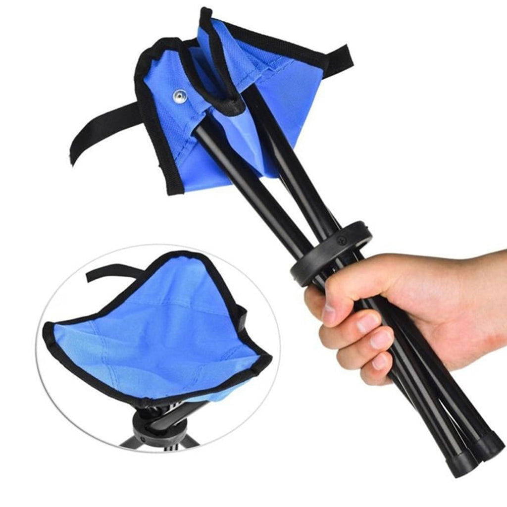 Folding Tripod Stool Foldable Collapsible Portable Outdoor Seat - Image 5