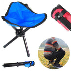 Folding Tripod Stool Foldable Collapsible Portable Outdoor Seat - Image 7