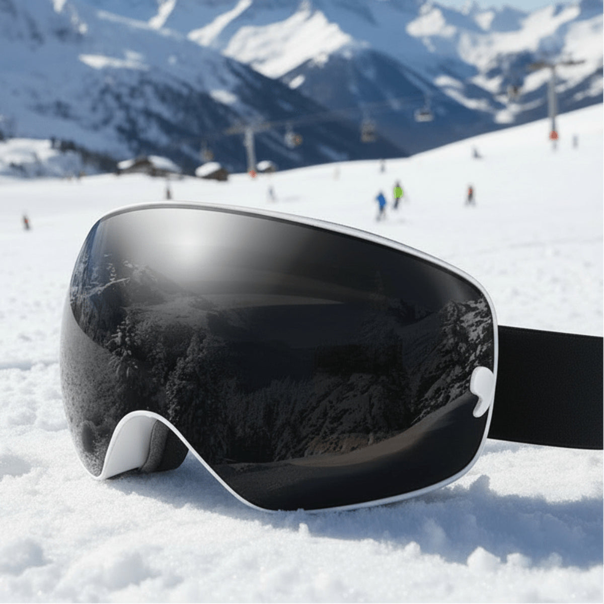 Frostblick Ski Goggles With Anti-Fog Coating UV400 Protection And Night Vision Lens - Image 1