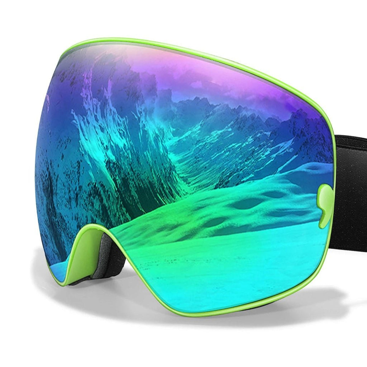 Frostblick Ski Goggles With Anti-Fog Coating UV400 Protection And Night Vision Lens - Image 4