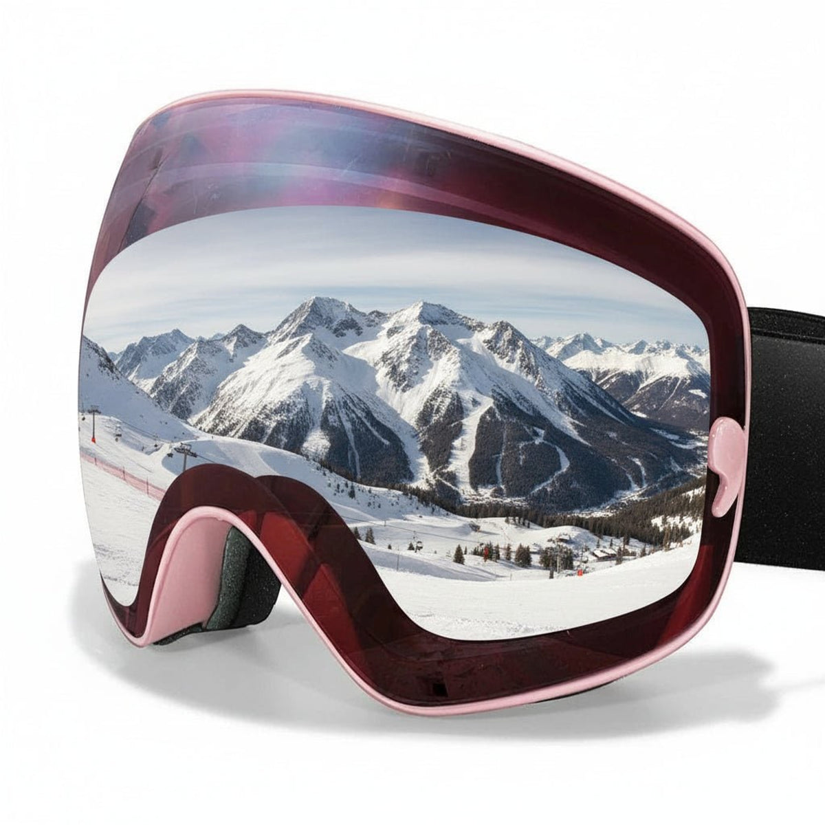 Frostblick Ski Goggles With Anti-Fog Coating UV400 Protection And Night Vision Lens - Image 5