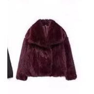 Fur Coat with Warm Short Jacket and Lapel Collar - Image 6