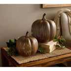 Galaxy Projection Pumpkin With Hand-Blown Venetian Glass Design - Image 5