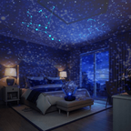 Galaxy Projector With Faceted Design And Remote Control - Image 1
