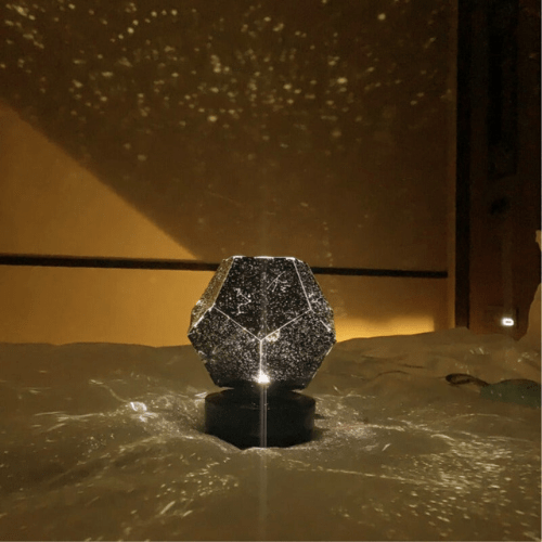 Galaxy Projector With Faceted Design And Remote Control - Image 2