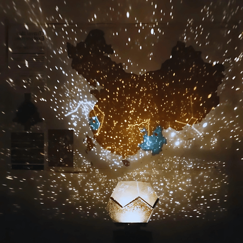 Galaxy Projector With Faceted Design And Remote Control - Image 3