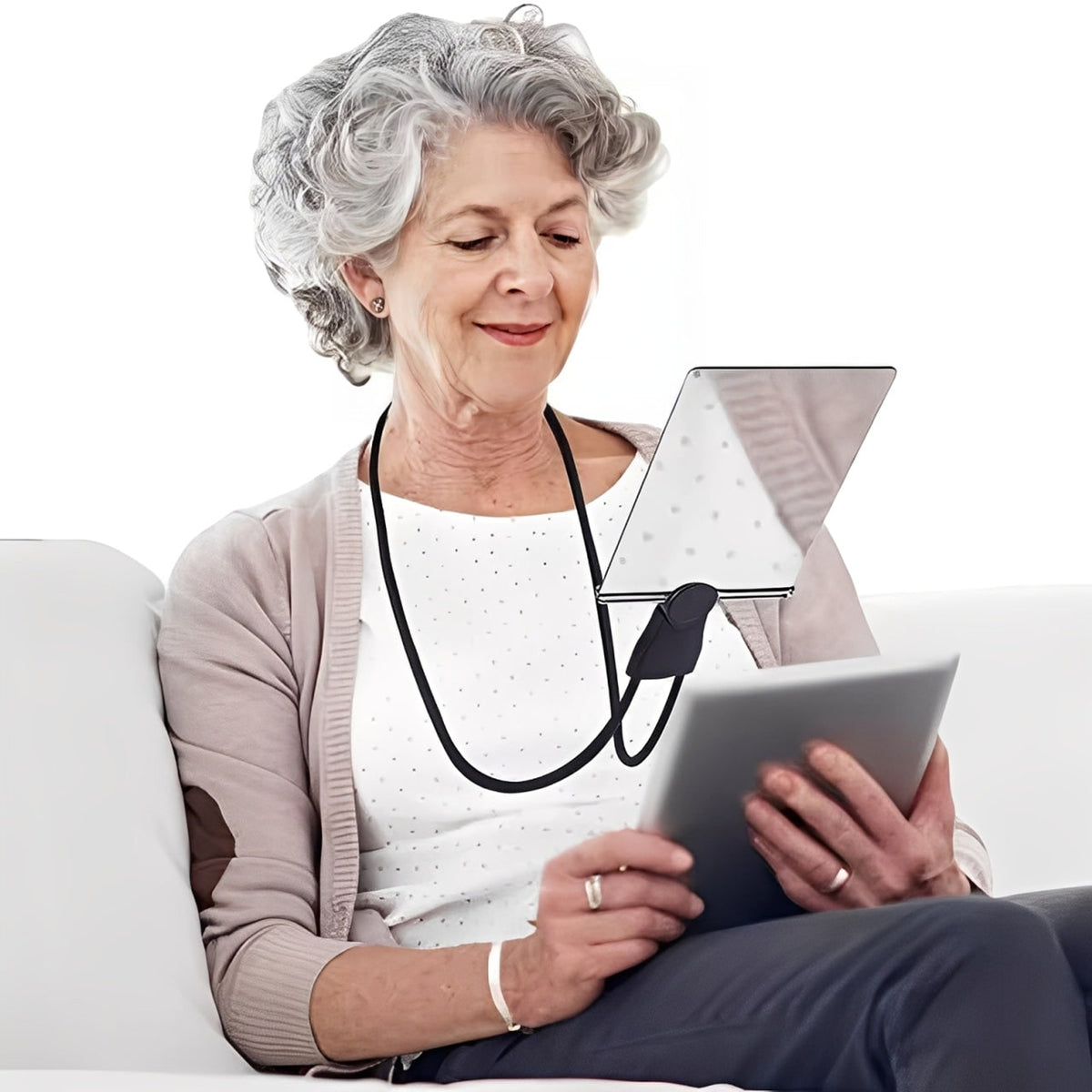 Glass Magnifiers For Reading With Hands-Free 3X Magnification And Flexible Stand - Image 1