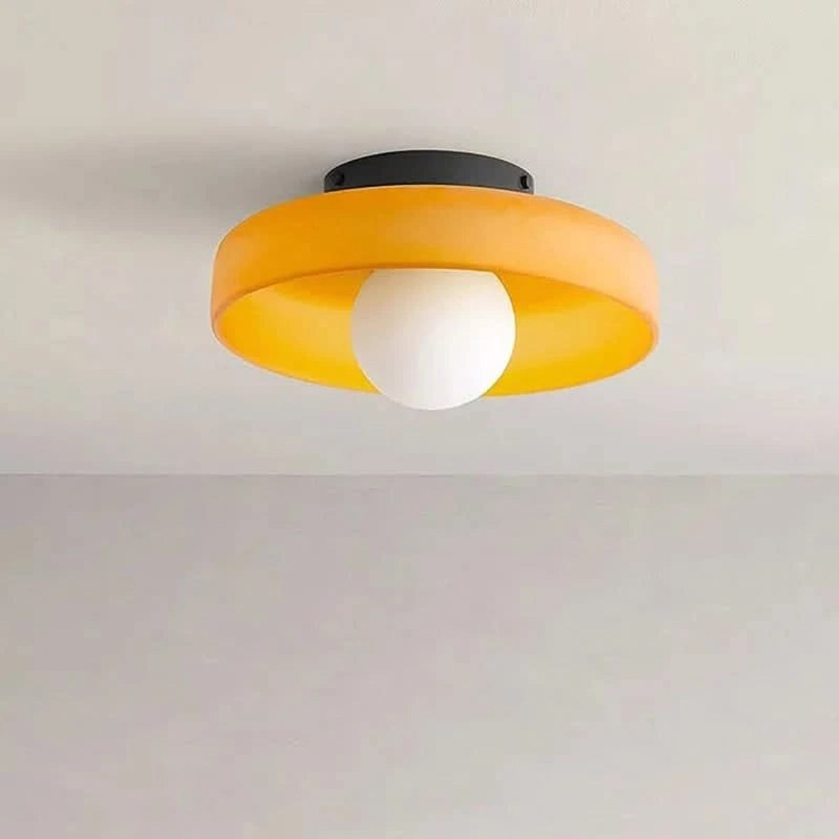 Glass Nordic Design Disc Ceiling Lamp - Image 3