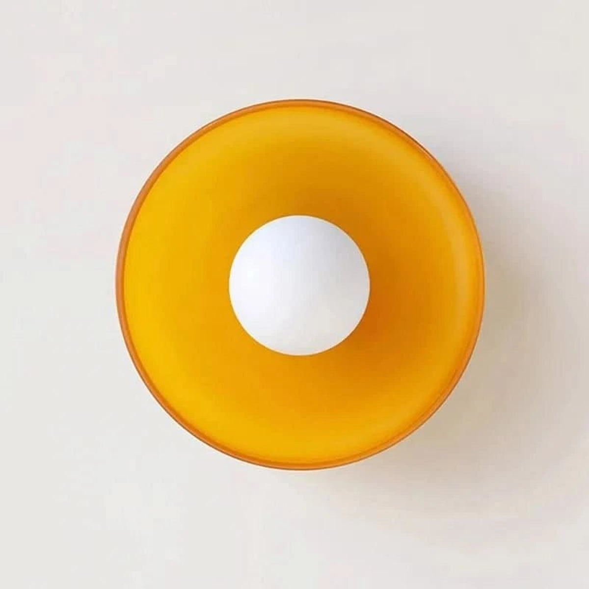 Glass Nordic Design Disc Ceiling Lamp - Image 6